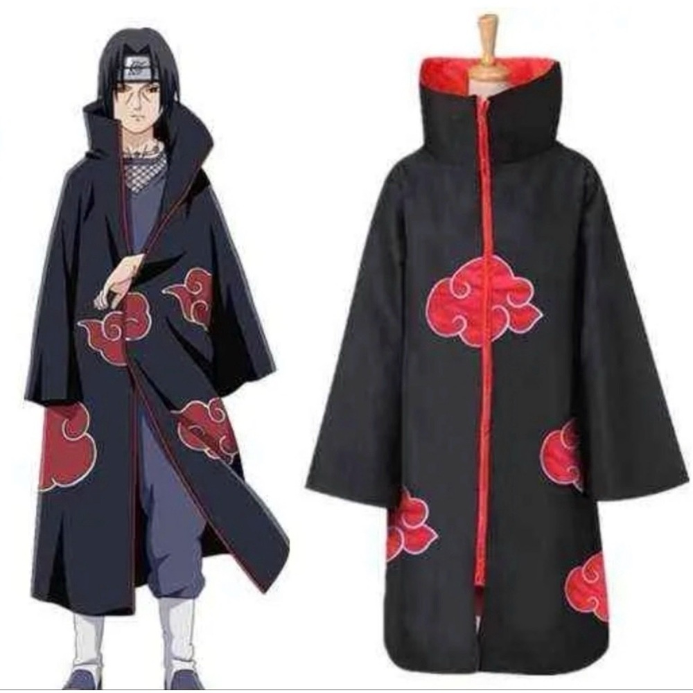 Unisex Naruto Anime Akatsuki
Hooded Cloak Cape Costume Cosplay